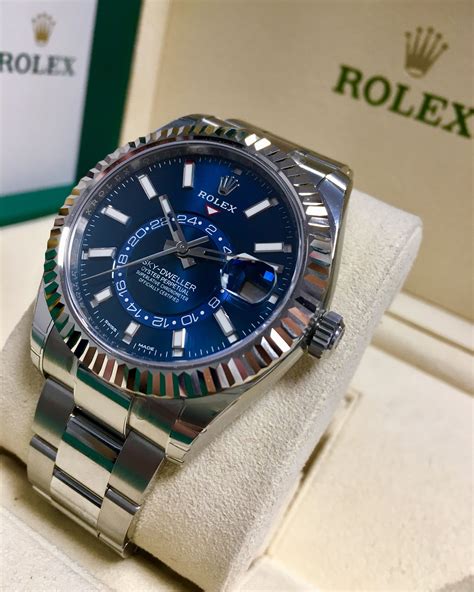 rolex sky dweller stainless steel replica|rolex sky dweller price.